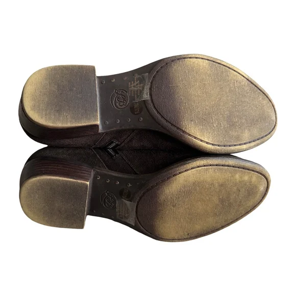 Women's Lucky Brand Brown Suede Ankle Boots & Booties Size 7.5 - Picture 7 of 8